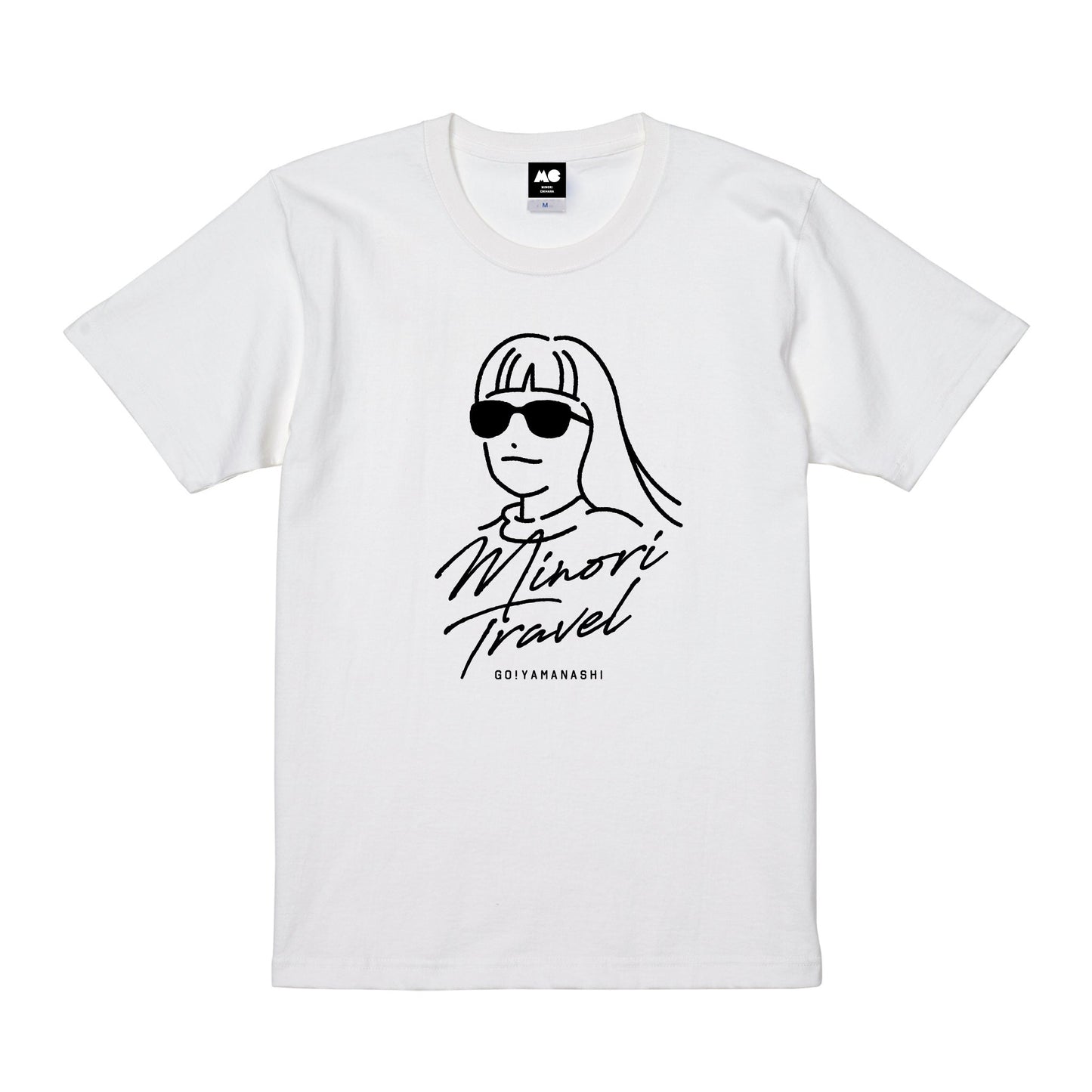 サングラスをかけたミノリTシャツ
