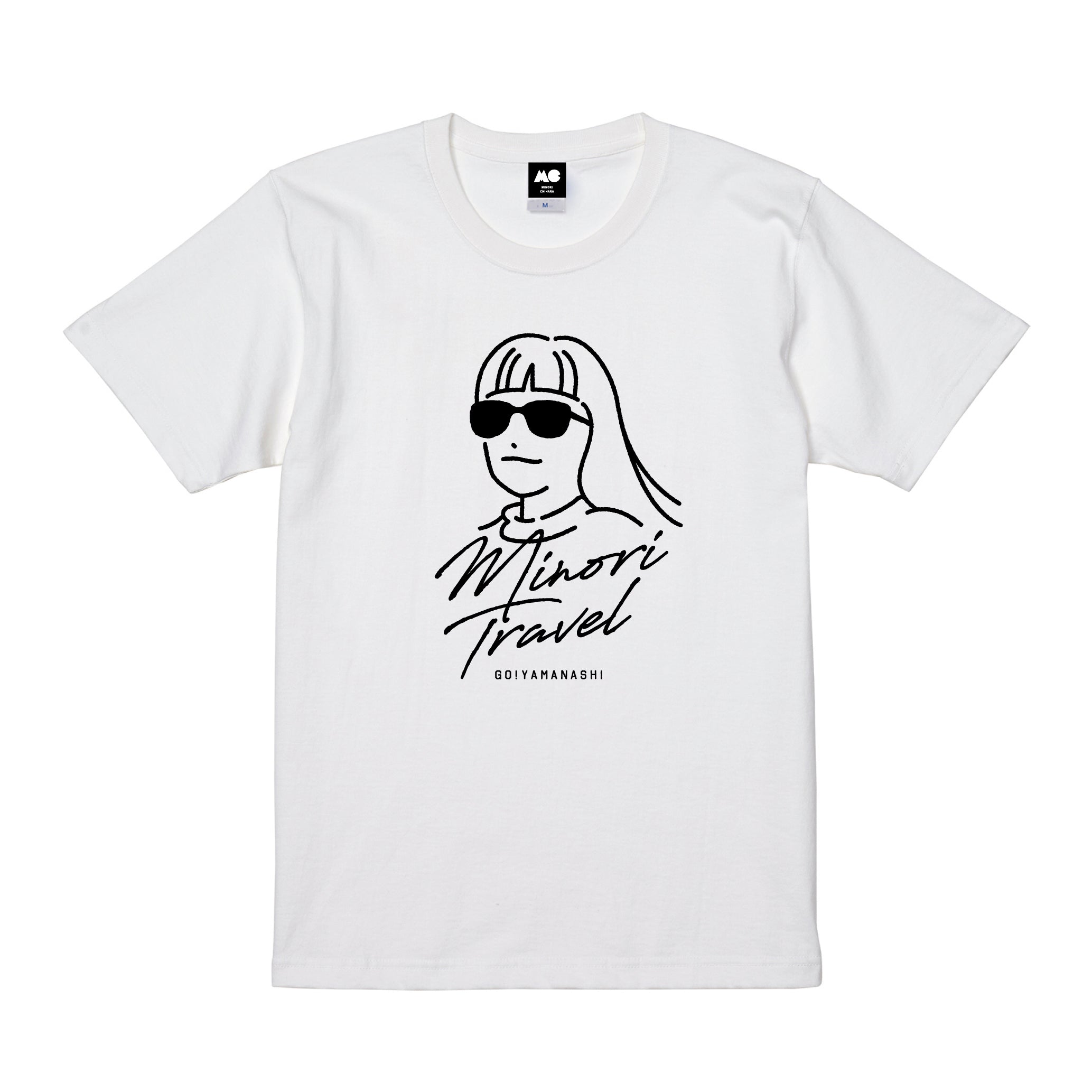 ミノリトラベル – サングラスをかけたミノリTシャツ