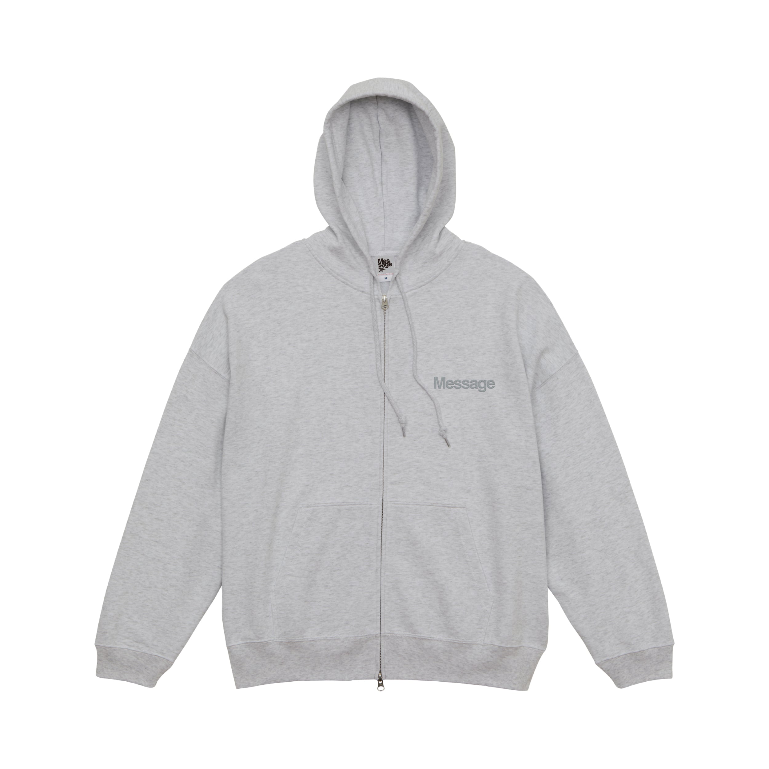 Message – Oversized Zip-Up Hoodie