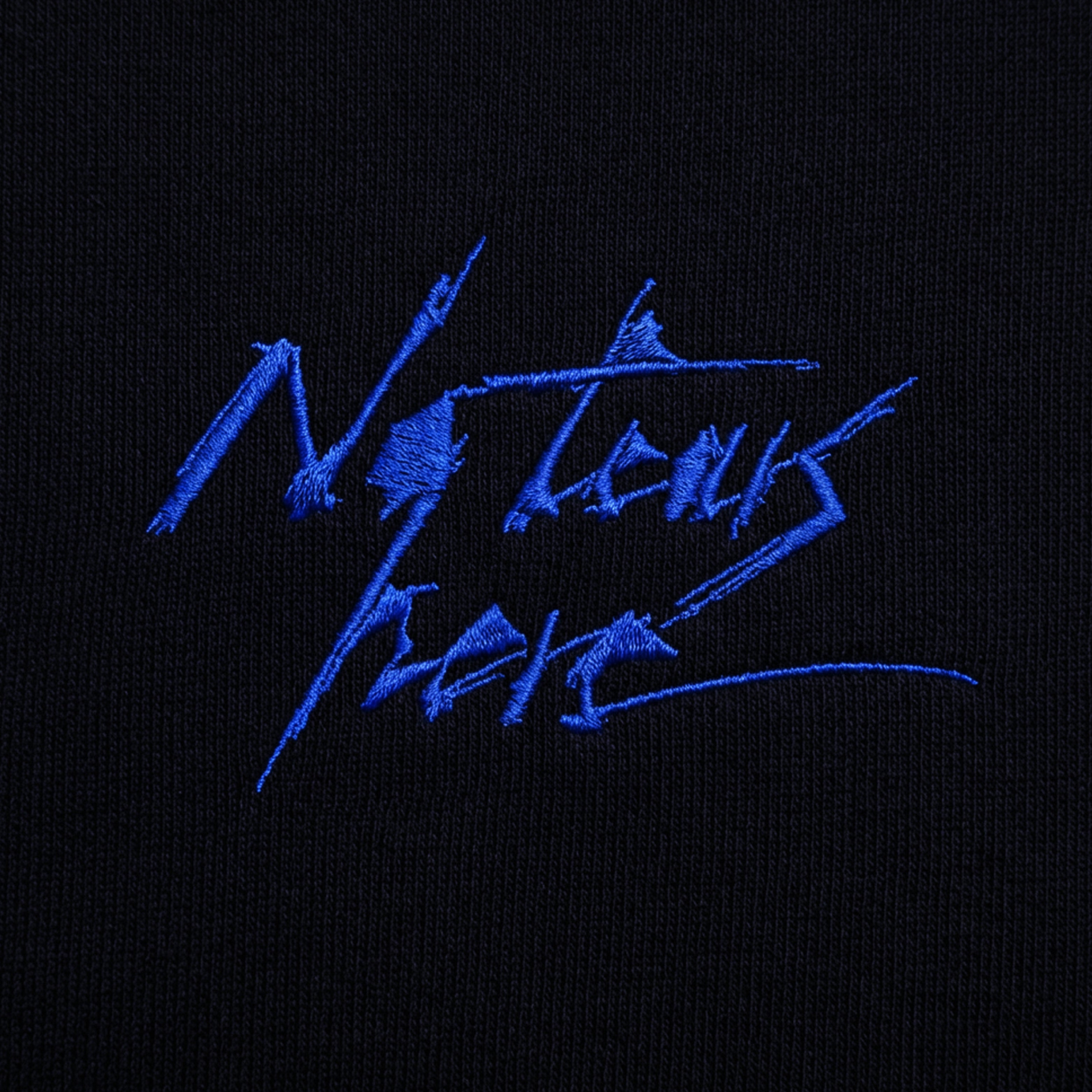 No tears here – Track Pants (Black / Blue)