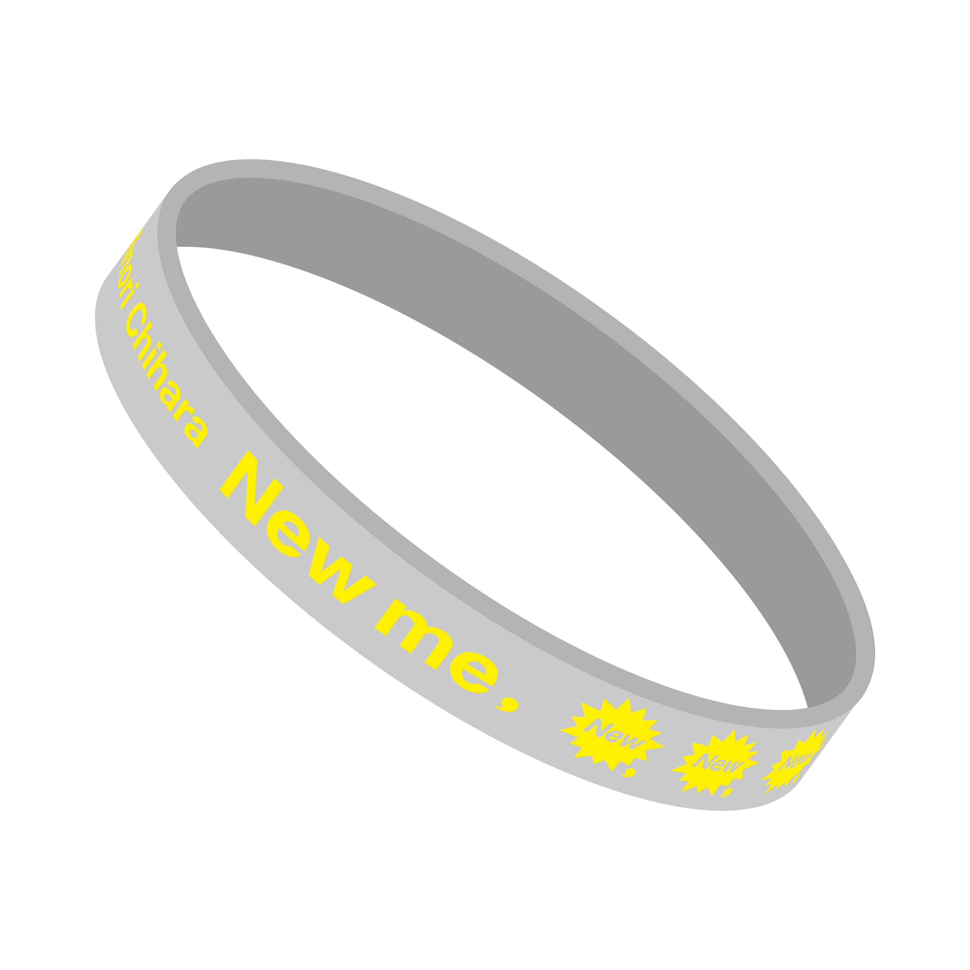 New me, — Silicone Wristband