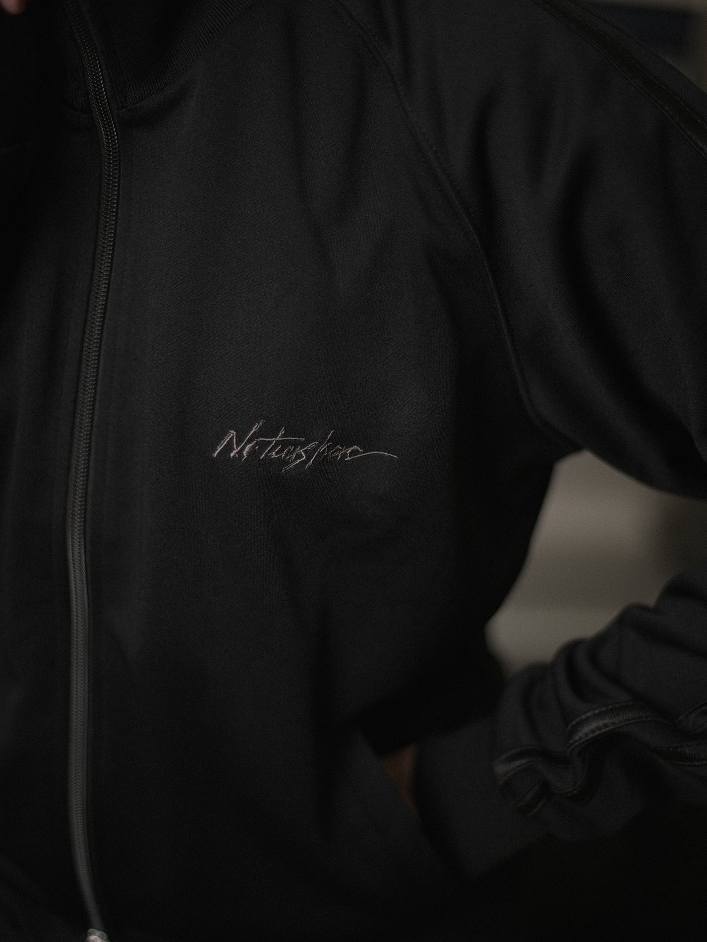 No tears here – Track Jacket (Black / Black)