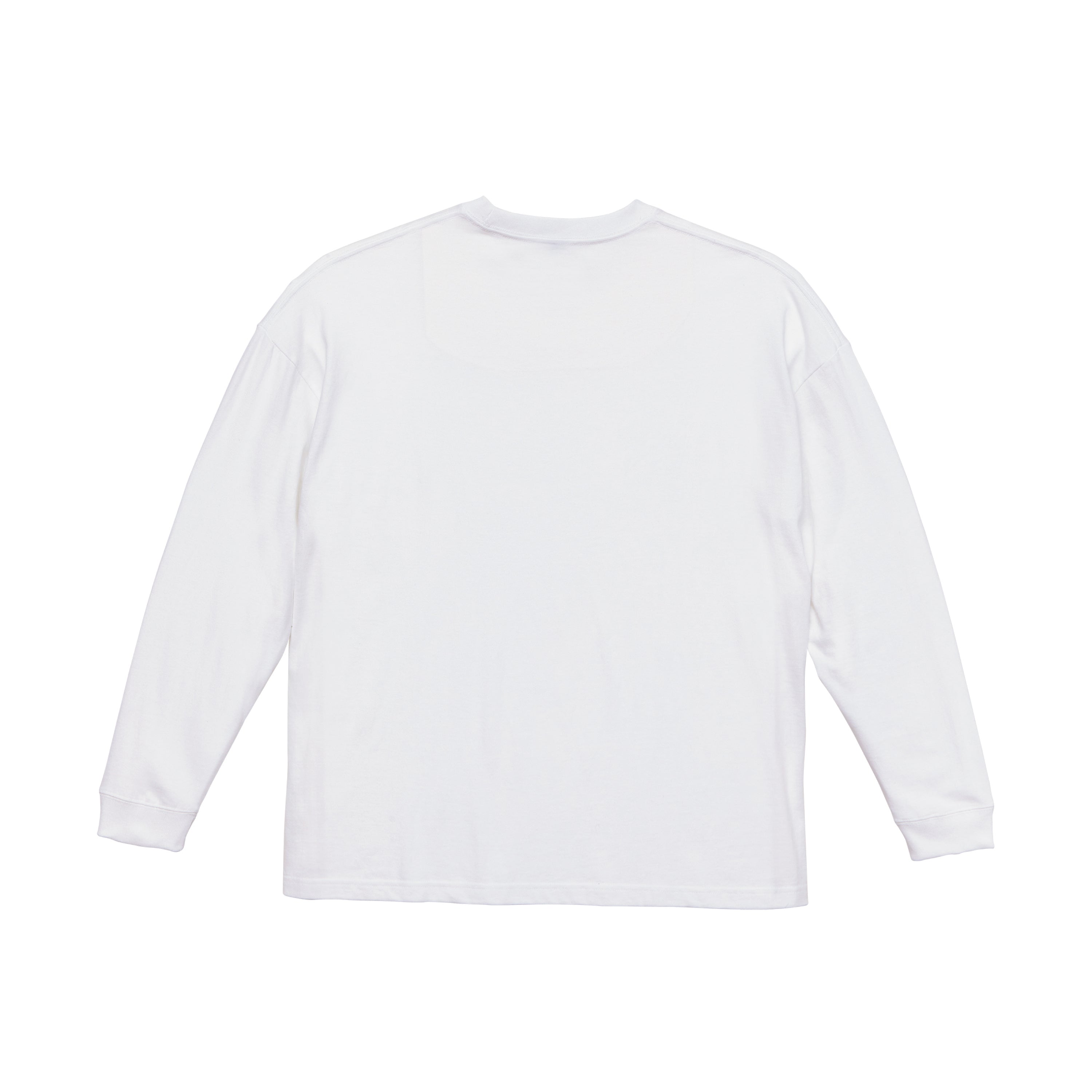 Oversized Long Sleeve T-shirt (White)