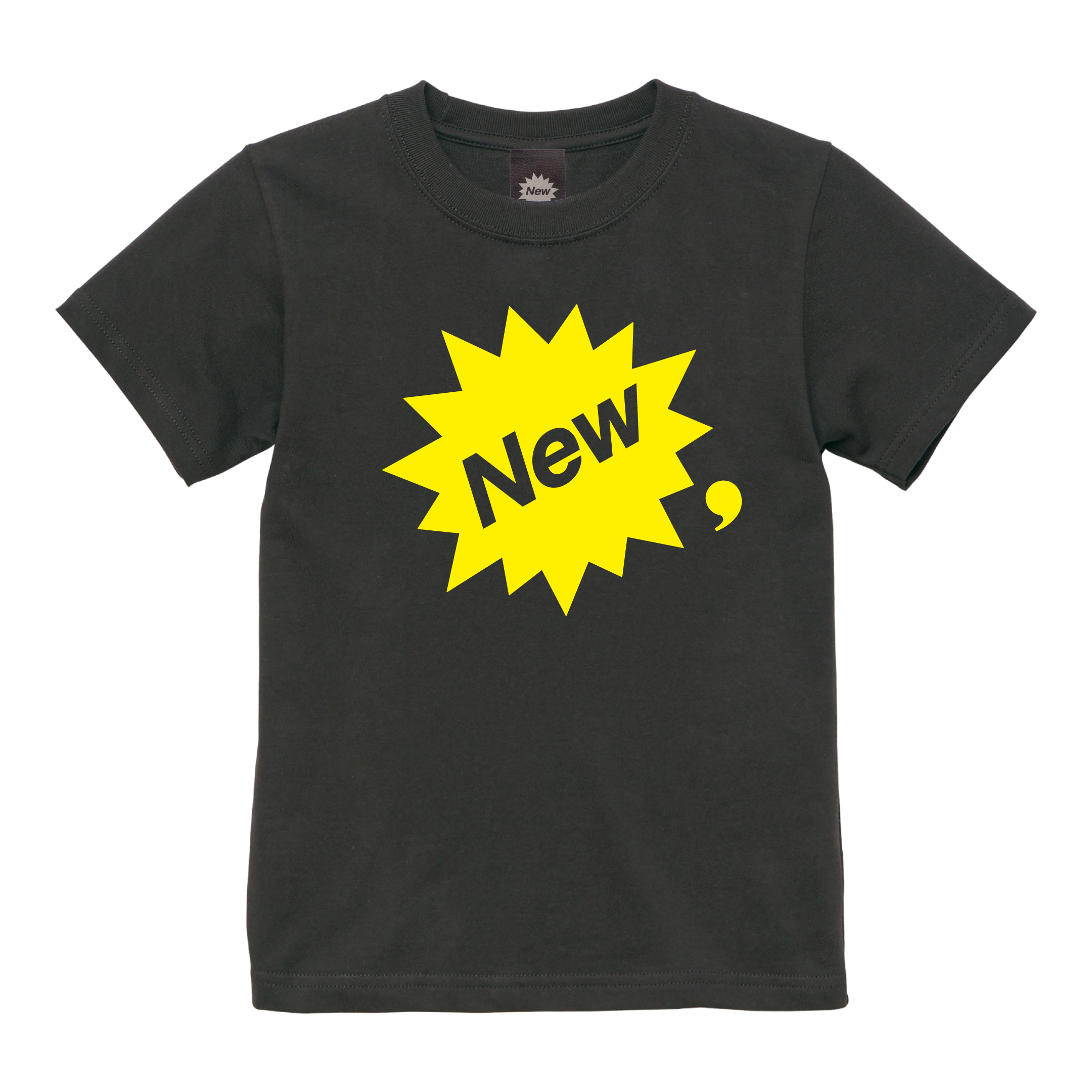 New me, — Kids' Logo T-Shirt (Black)