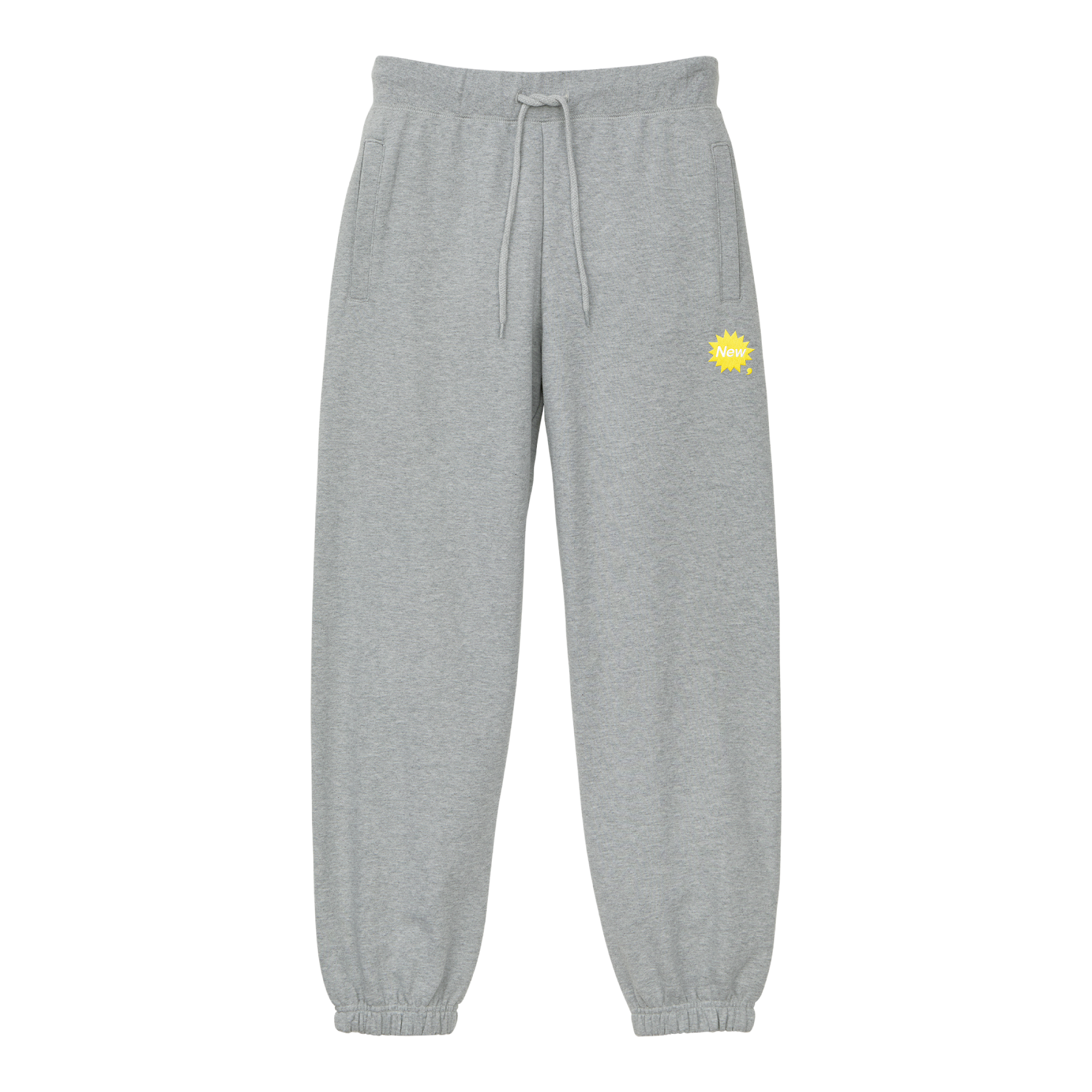 New me, — Mini Logo Sweatpants (Gray)