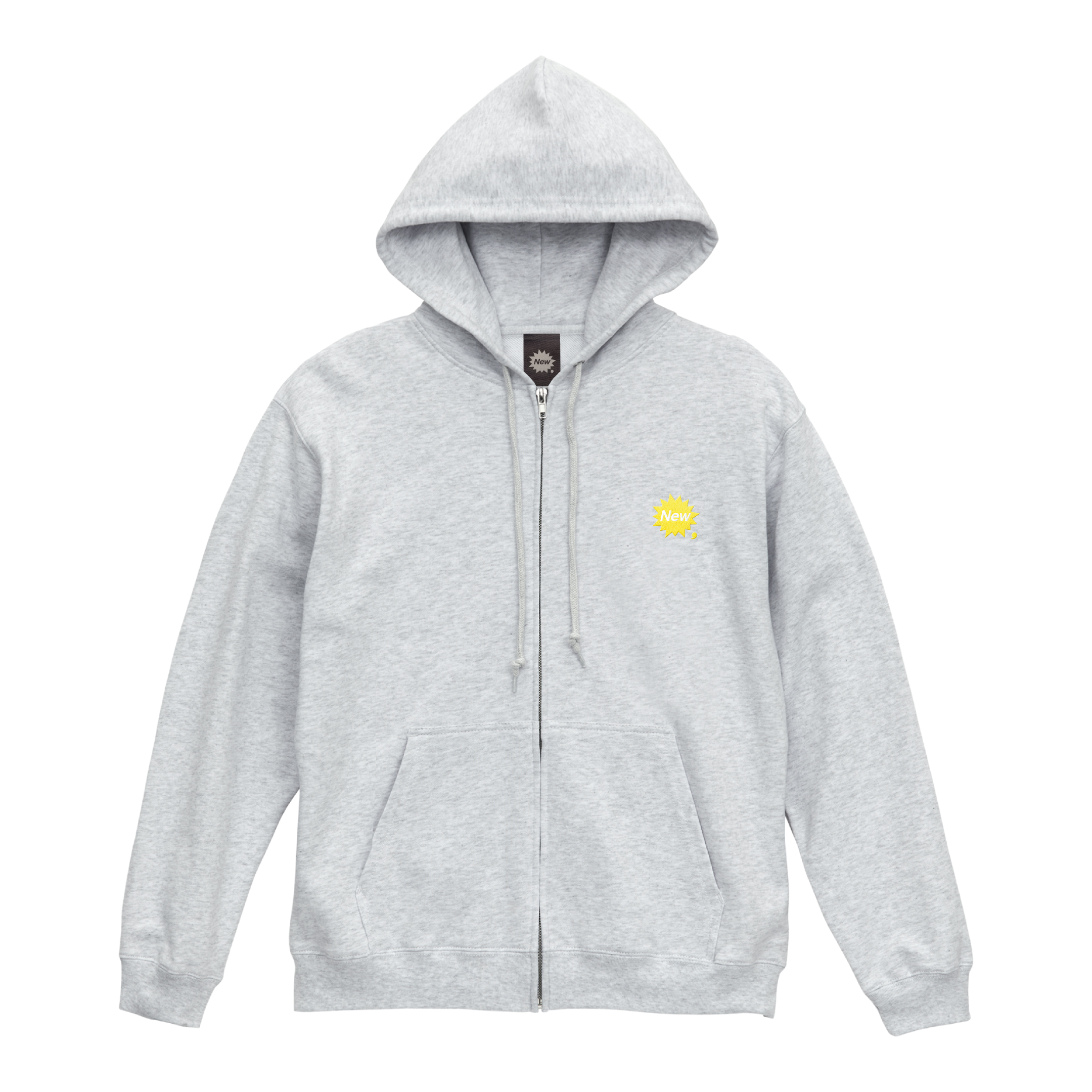 New me, — Zip-Up Hoodie (Gray)