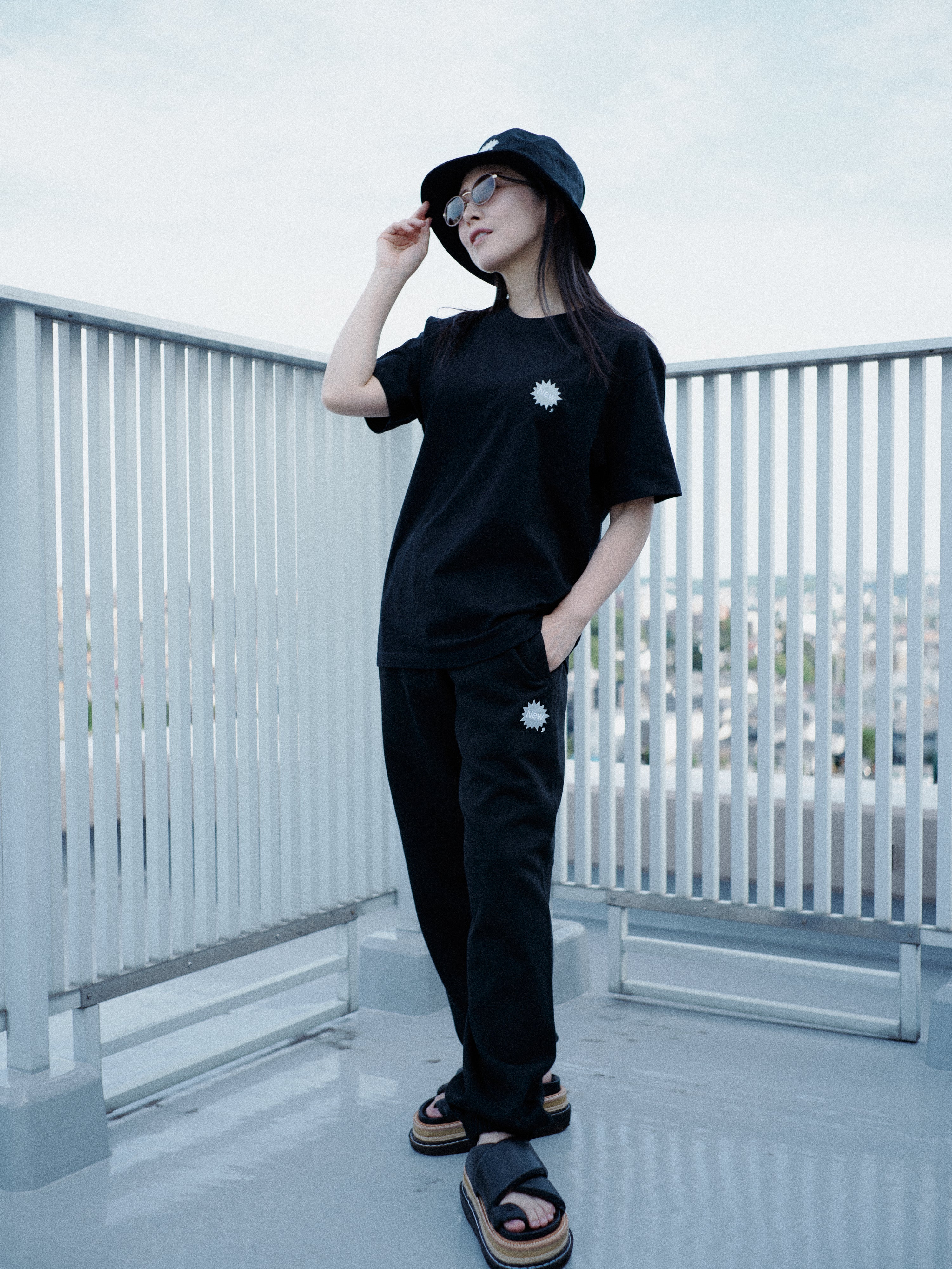 New me, — Mini Logo T-Shirt (Black)